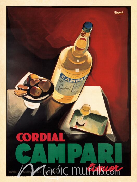 Campari Cordial 6873 Wallpaper Wall Mural