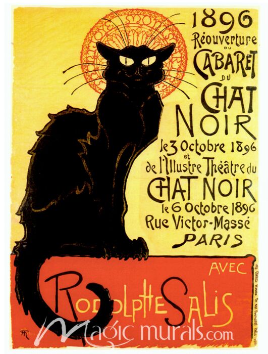 Le Chat Noir 6907 Wallpaper Wall Mural