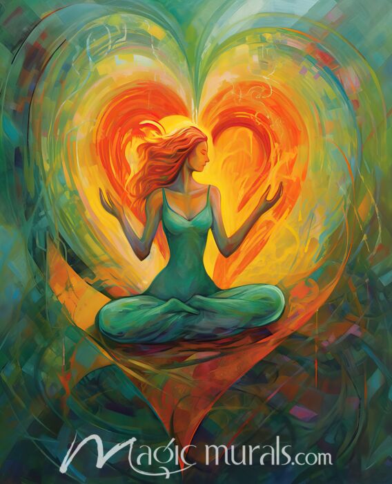 Meditation Love 3616 Wallpaper Wall Mural