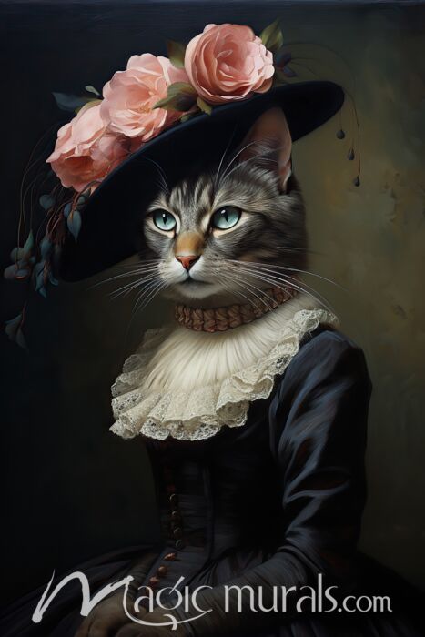 Lady Whiskers 5590 Wallpaper Wall Mural