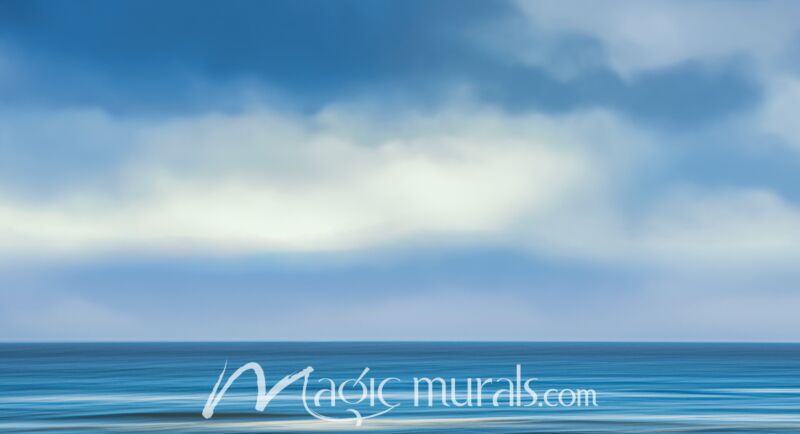 Sea and Sky - Schwartz Wallpaper Wall Mural