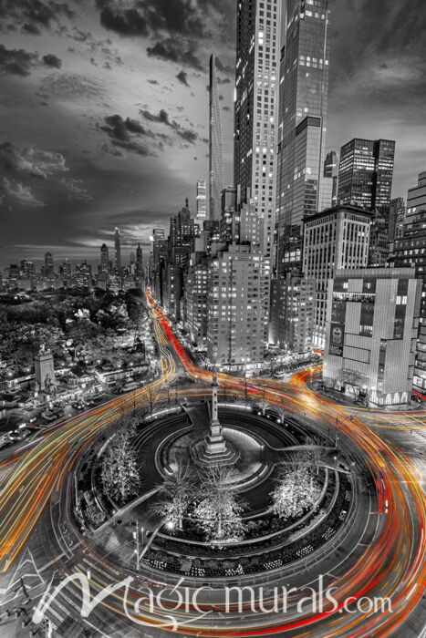 Kearney Columbus Circle B Wallpaper Wall Mural