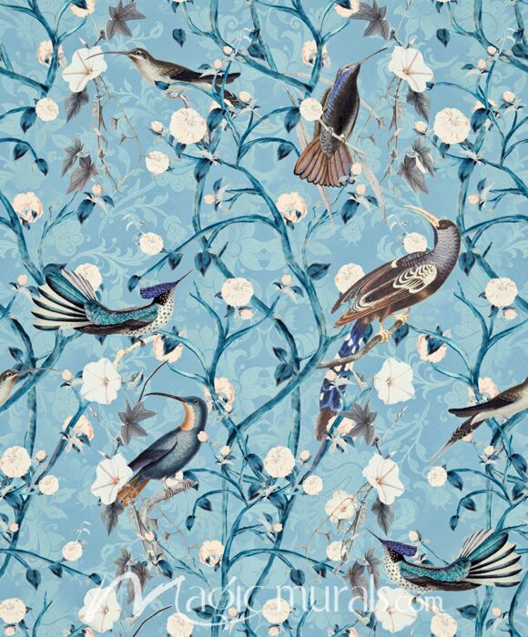 Haase Chinoiserie Spring Garden Wallpaper Wall Mural