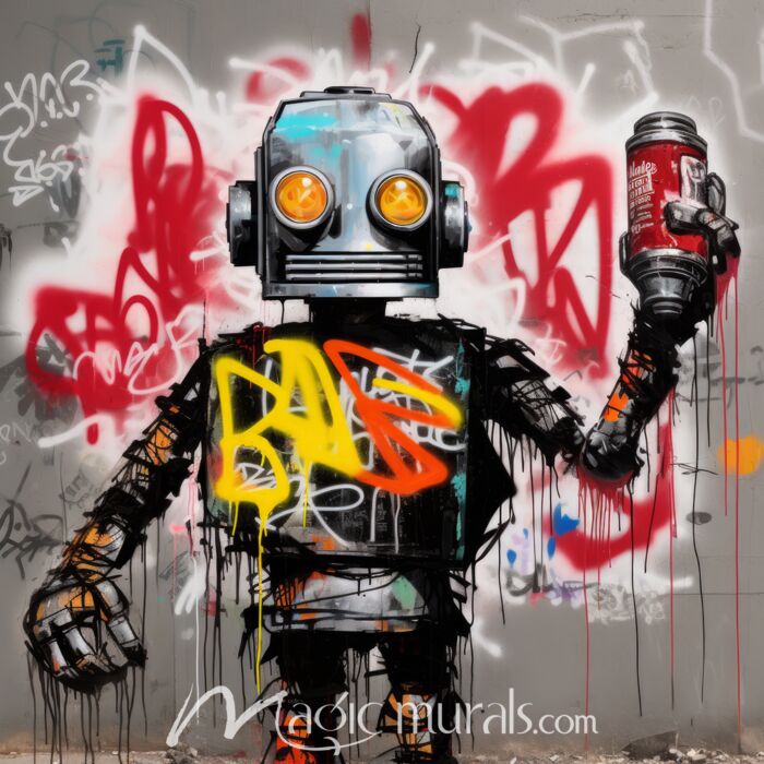 Cybergraffiti 3 Wallpaper Wall Mural