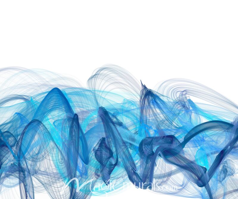 Blue Abstract 7 Wallpaper Wall Mural