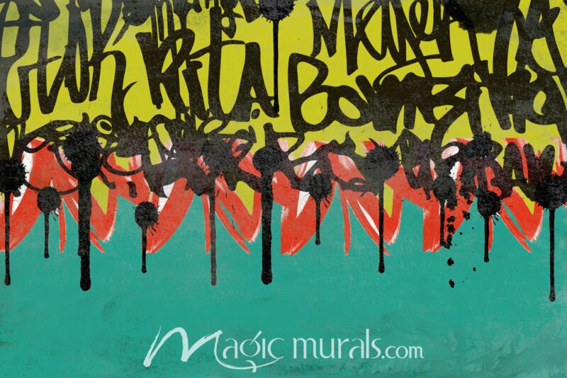 Abstract Graffiti 11 Wallpaper Wall Mural