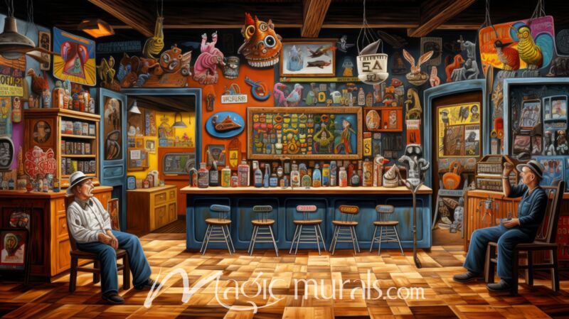 Surreal Shop Wallpaper Wall Mural