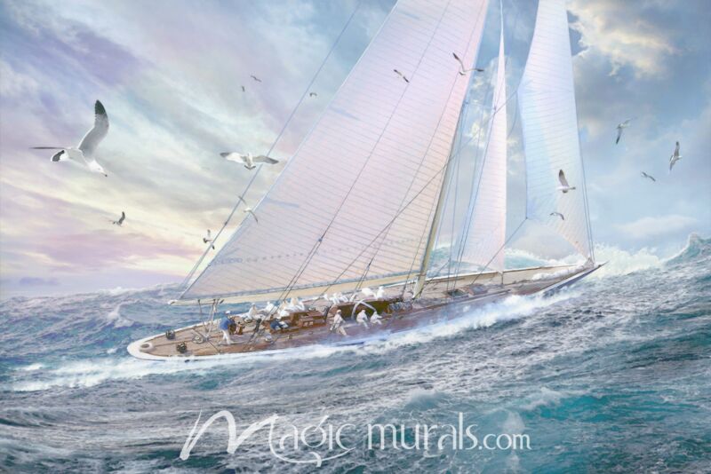 Free Spirits SailingA Wallpaper Wall Mural