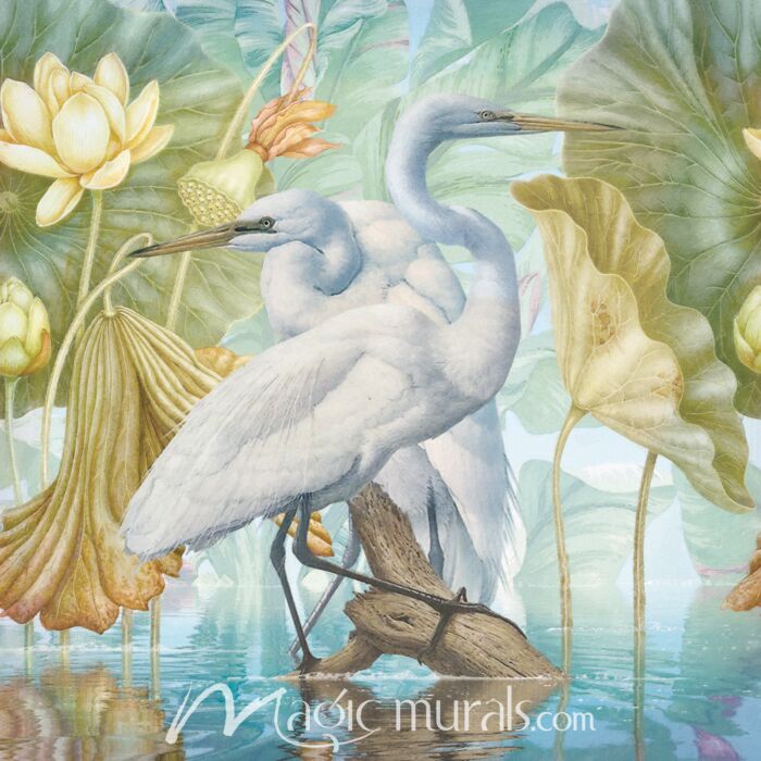 Water Walkers One Tropical Wallpaper Wall Mural