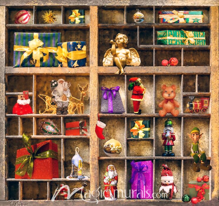 Home For Christmas III Wallpaper Wall Mural