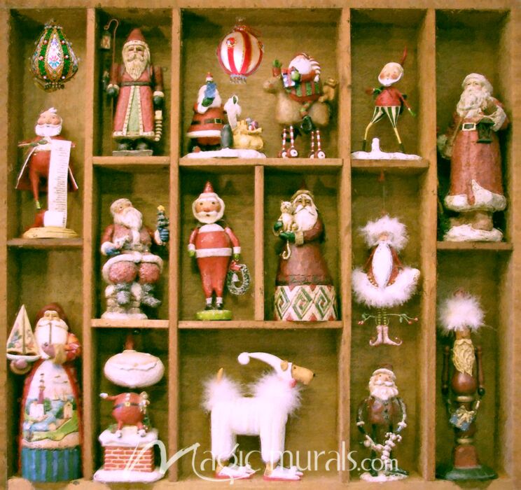 Home For Christmas IV Wallpaper Wall Mural