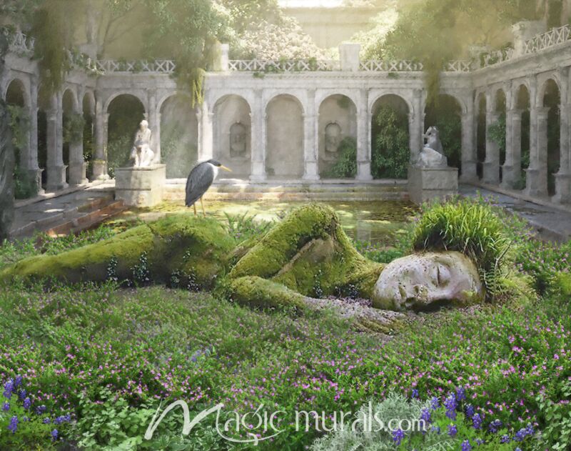 Monument Garden Two Wallpaper Wall Mural