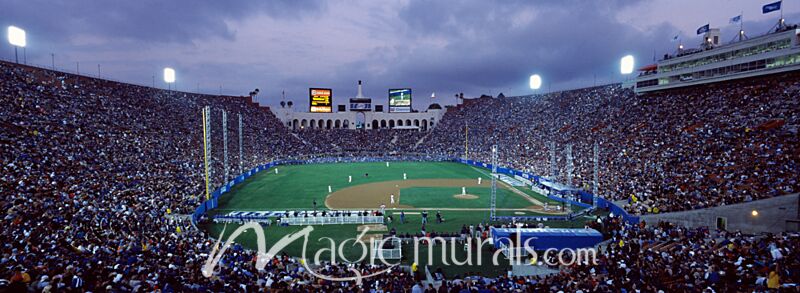 Dodgers at LA Memorial Coliseum 1586 Wallpaper Wall Mural