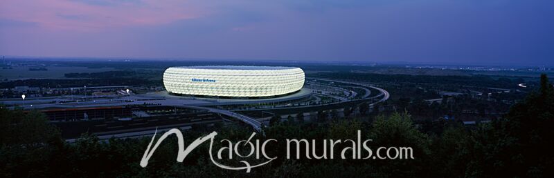 Allianz Arena Munich Night Soccer 1704 Wallpaper Wall Mural