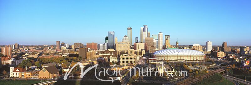 Minneapolis Skyline 3837 Wallpaper Wall Mural