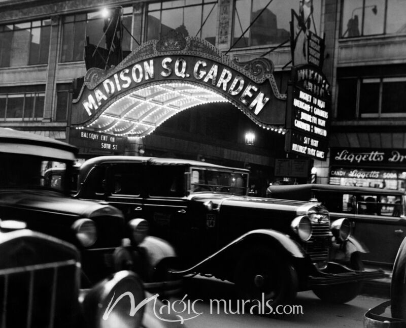 Vintage Madison Square Garden 8484 Wallpaper Wall Mural