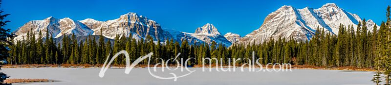 Alberta Mountains 7639 Wallpaper Wall Mural