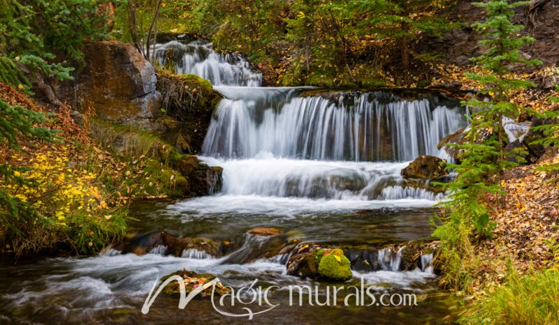 Hidden Falls Canmore 7641 Wallpaper Wall Mural