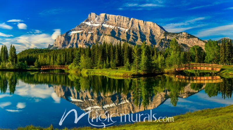 Banff Mount Rundle 7644 Wallpaper Wall Mural