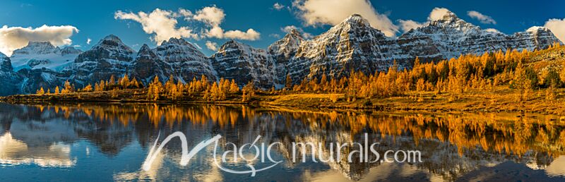 Minnestimma Lake Ten Peaks 7662 Wallpaper Wall Mural