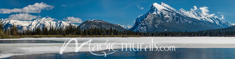 Mount Rundle Vermillion Lakes 3032 Wallpaper Wall Mural