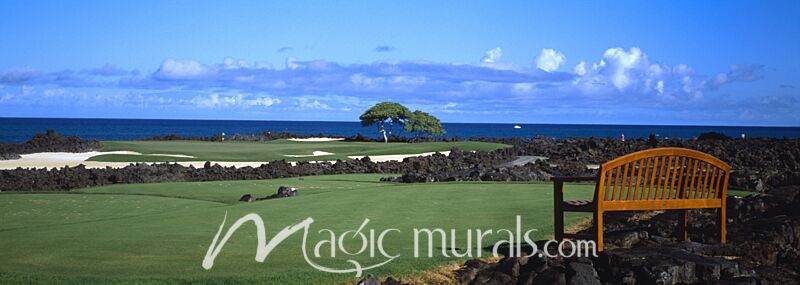 Hualalai Golf Course Hawaii Wallpaper Wall Mural