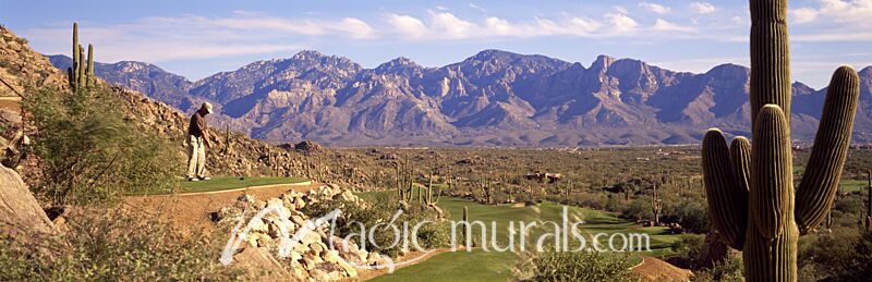 Tucson Golf Course Wallpaper Wall Mural