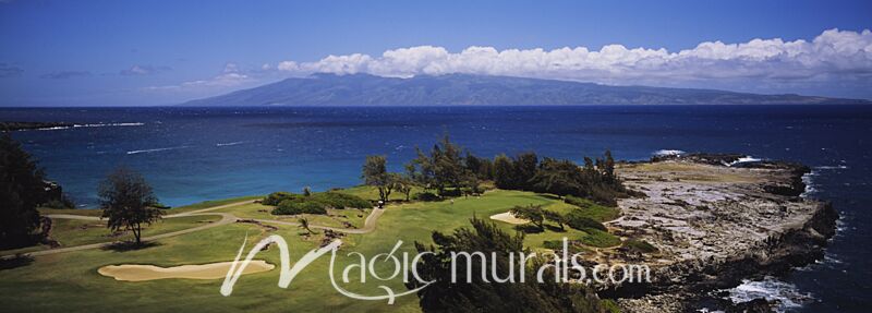 Bay Course at Ritz-Carlton Kapalua Wallpaper Wall Mural