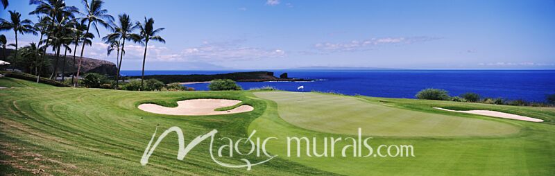 Manale Golf Course Hawaii Wallpaper Wall Mural