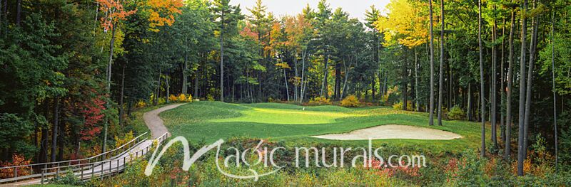 Autumn Golf in New England II Wallpaper Wall Mural