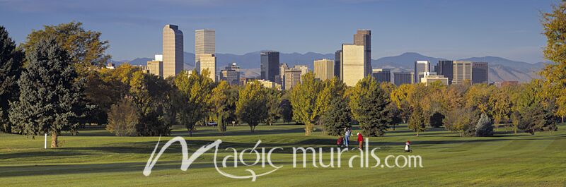 Denver Colorado Golf Wallpaper Wall Mural