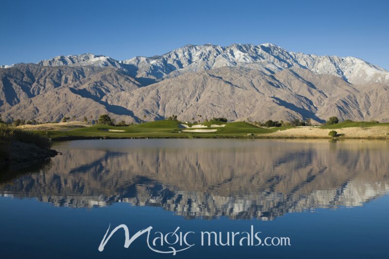 Mountains at Desert Princess Country Club Golf Wallpaper Wall Mural