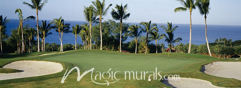 Maui Golf Course Wallpaper Wall Mural