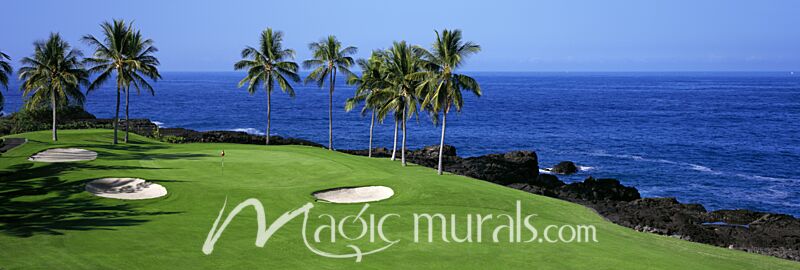 Kona Country Club Golf II Wallpaper Wall Mural