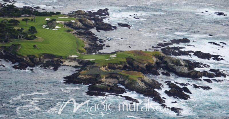 Pebble Beach Golf Links II Wallpaper Wall Mural