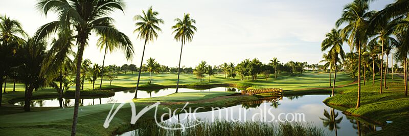 Isla Navidad Resort Course Wallpaper Wall Mural