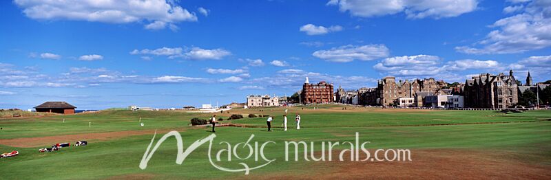 Golf Course at St Andrews Scotland Wallpaper Wall Mural