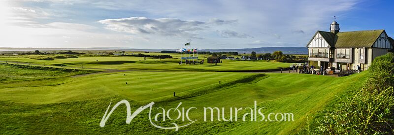 Royal Dornoch Championship Course Clubhouse Wallpaper Wall Mural