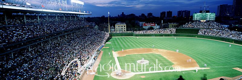 Chicago Cubs Wrigley 5800 Wallpaper Wall Mural