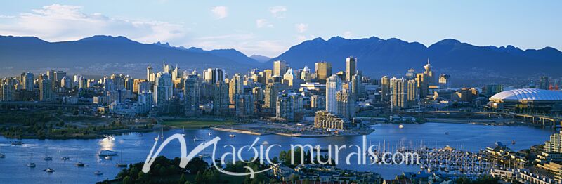 Vancouver BC Skyline 7148 Wallpaper Wall Mural