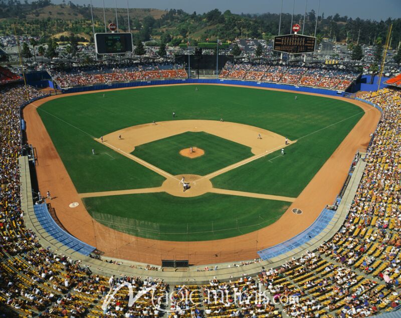 LA Dodger Stadium 5569 Wallpaper Wall Mural