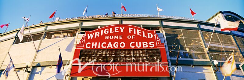 Wrigley Field Chicago Cubs 6863 Wallpaper Wall Mural