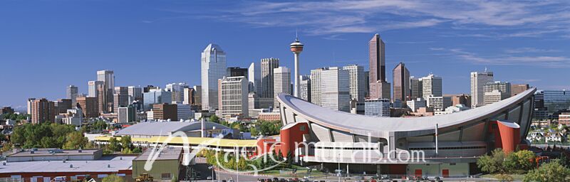 Calgary Alberta Skyline 9406 Wallpaper Wall Mural