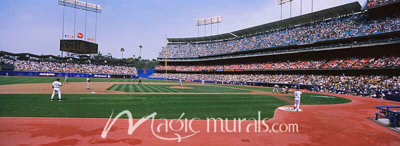 Dodgers v Yankees at LA 8307 Wallpaper Wall Mural