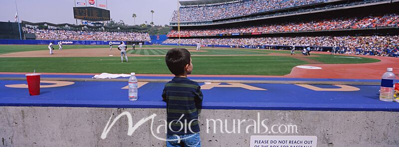 Dodgers v Yankees Young Fan 8309 Wallpaper Wall Mural